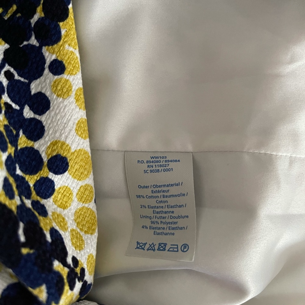Boden Sleeveless Dress in Navy and Yellow - Picture 3 of 10